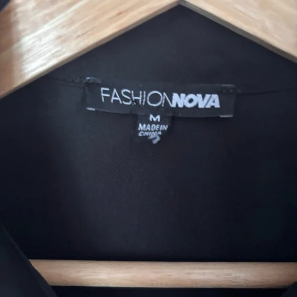 CEO Of Slaying Black Button Down Top - Picture 5 of 5